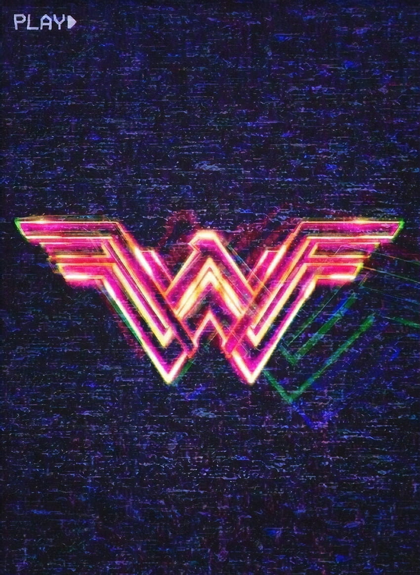 Wonder Woman 1984, película, logotipo, cartel fondo de pantalla del teléfono