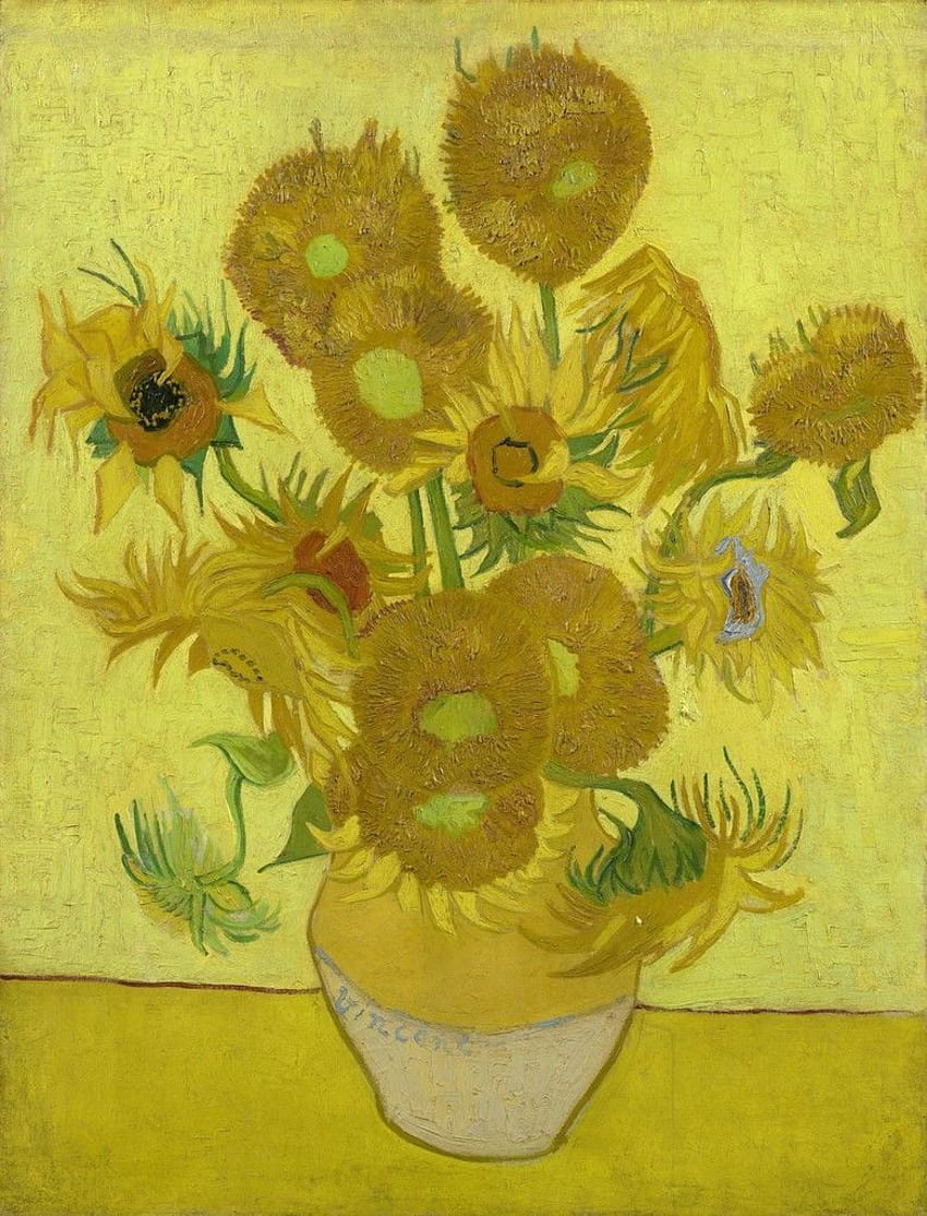 Od Van Gogha do O'Keeffe, najsłynniejsze kwiaty w historii sztuki, Tumbler Van Gogh iPhone Tapeta na telefon HD