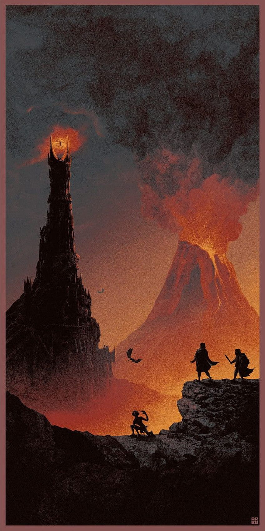 Matt Ferguson's absolutely beautiful Lord of the Rings trilogy HD phone wallpaper
