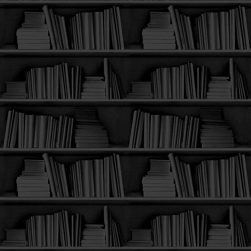 Bookcase, Dark Book HD phone wallpaper