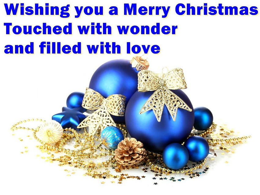 Christmas wish for everybody, greeting, wonder, love, christmas, ornament,  balls, wish HD wallpaper | Pxfuel