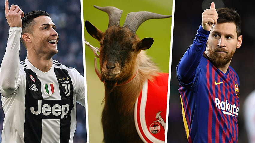 Co to jest KOZA w piłce nożnej? Lionel Messi kontra Cristiano Ronaldo i najlepsi gracze wszechczasów Tapeta HD