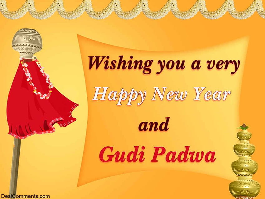 Happy Gudi Padwa Quotes Status Best Messages HD wallpaper