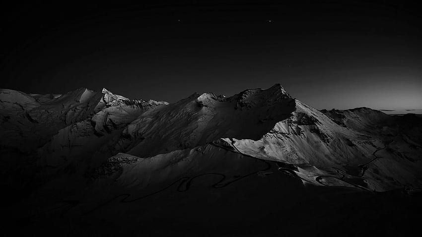 Gunung Hitam 17., Gunung Hitam Putih Wallpaper HD