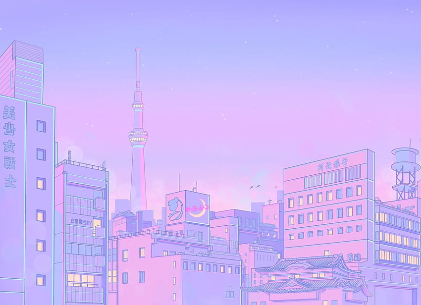 ArtStation - Explore | City background, Anime city, Night city