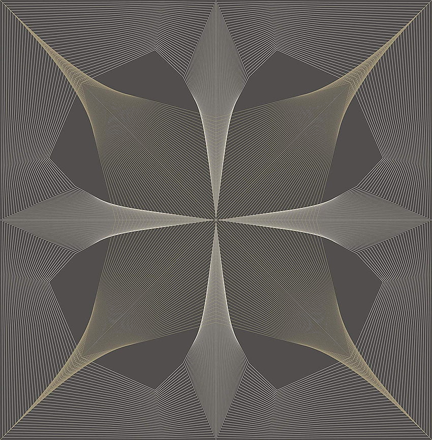 A Street Prints 2902 25525 Radius geometrico marrone scuro, geometrico astratto scuro Sfondo del telefono HD