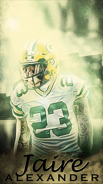 Jaire Alexander wallpaper I made. It's my first, so I hope you like it :  r/GreenBayPackers