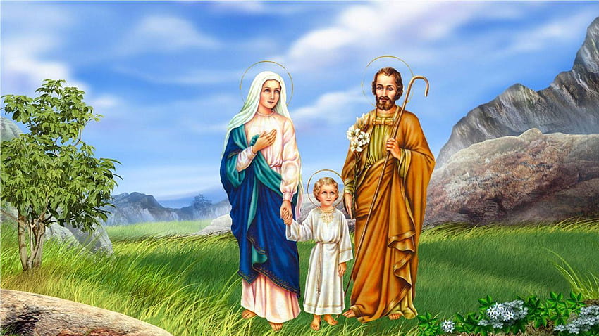 Jesus Family, Christian Family HD wallpaper