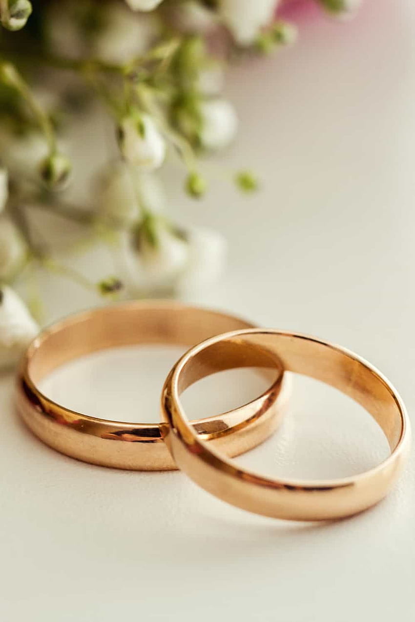 여성 및 남성을 위한 다양한 유형의 반지, 결혼 반지 iPhone HD 전화 배경 화면