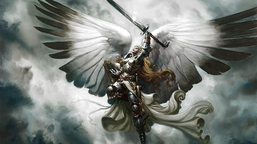 Serra Angel - Magic - The Gathering, Angel 2560 X 1440 HD 월페이퍼