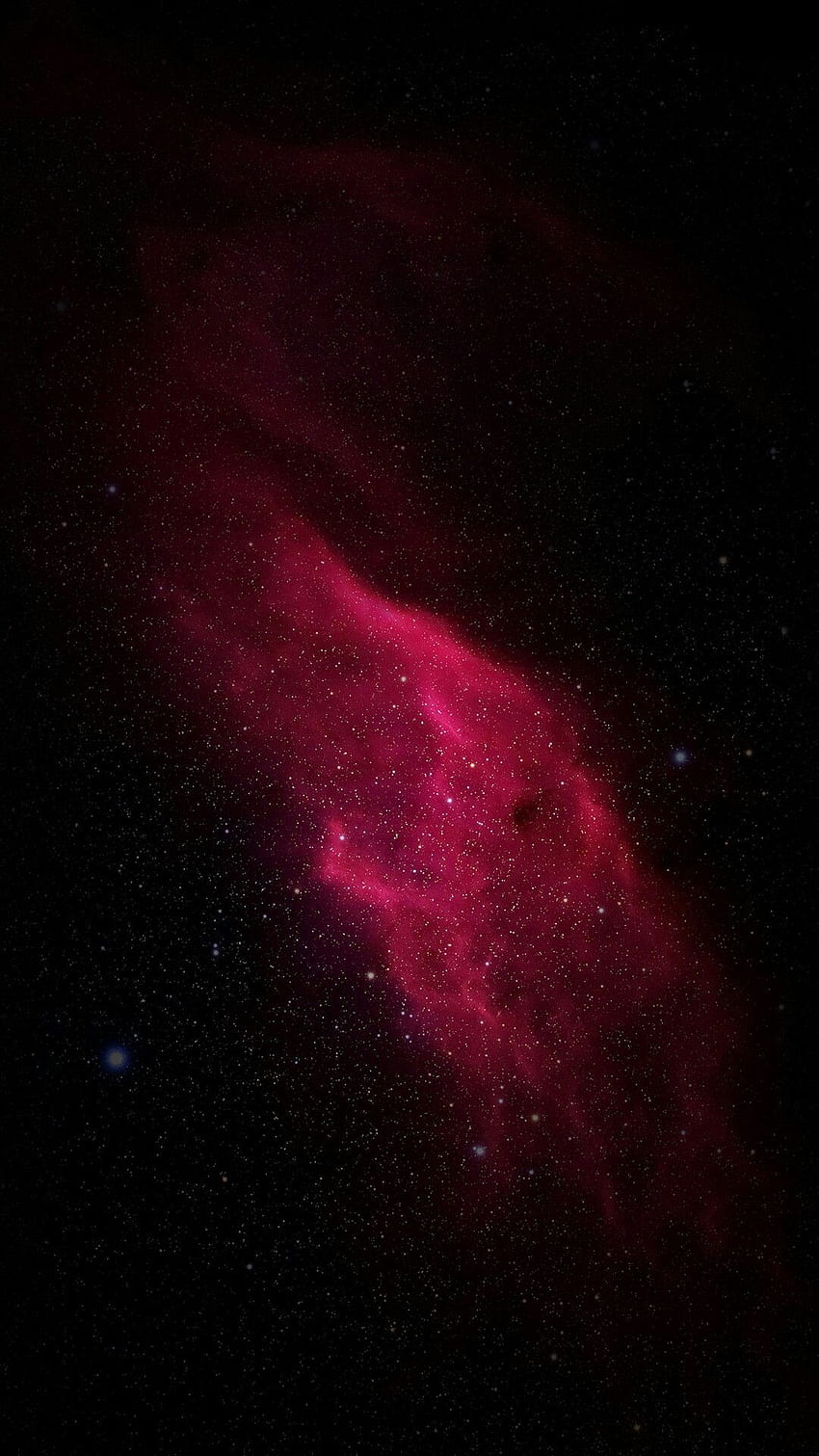 Czarny, różowy, atmosfera, czerwony, mgławica, astronomiczna - -, różowa i czarna galaktyka Tapeta na telefon HD