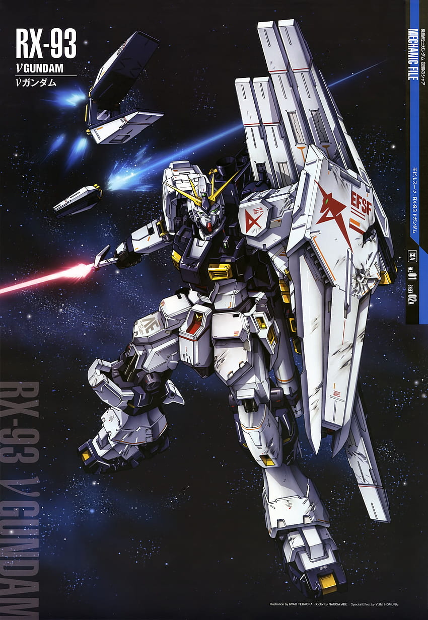 Anime Gundam robot Universal Century space Mobile Suit Gundam: Char's Counterattack. Gundam , Gundam mobile suit, Gundam, Nu Gundam HD phone wallpaper