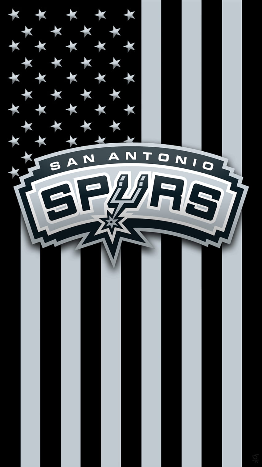 фланелка на Сан Антонио Спърс, лого на Сан Антонио Спърс HD тапет за телефон