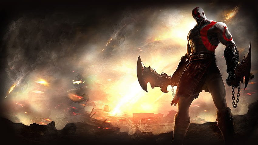 Kratos The Old Warrior , Game, , , Latar Belakang, dan , Kratos Tua Wallpaper HD