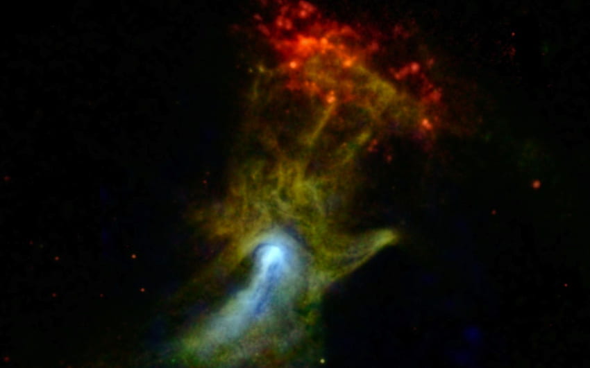 Hand of God, Pulsar Space HD wallpaper