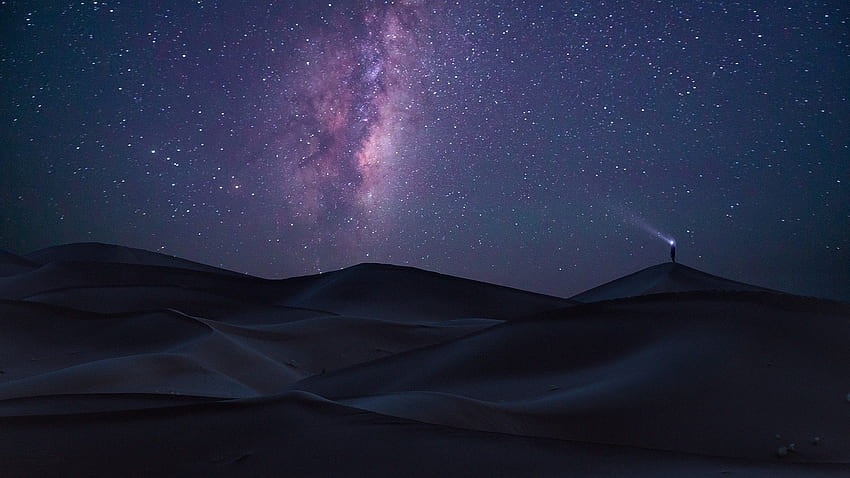 하늘 달빛 자연 밤 별 구름 비 풍경 - 사막 HD 월페이퍼