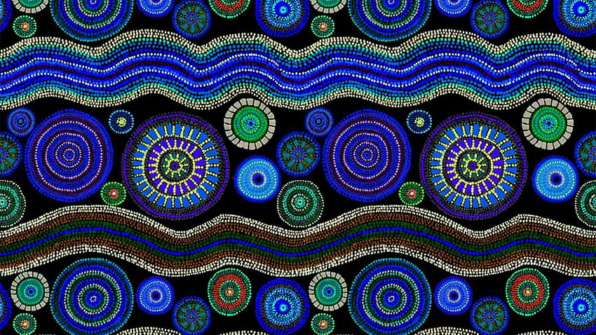 Amazingly Beautiful Aboriginal Dot Art + HD wallpaper