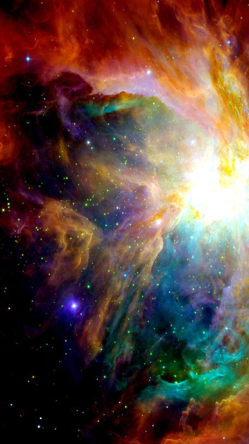 IPhone . Nebel, Himmel, astronomisches Objekt, Galaxie, Trippy-Galaxie HD-Handy-Hintergrundbild