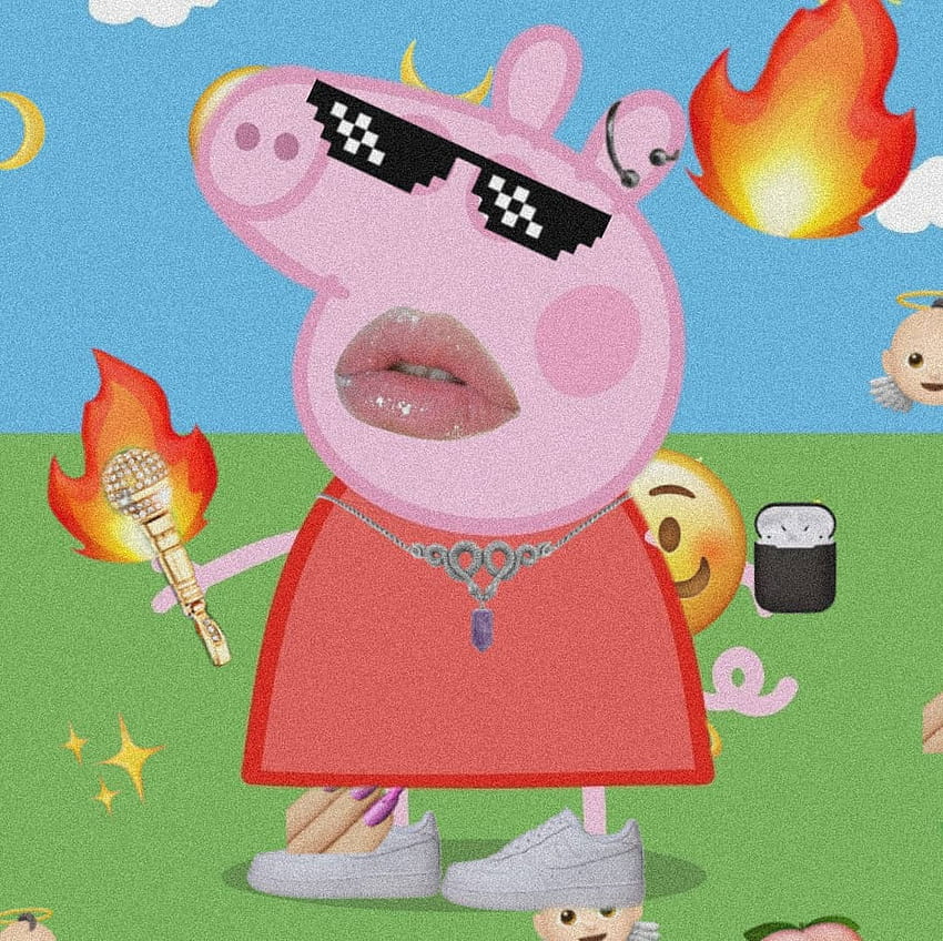 Peppa Pig Aesthetic , Baddie Peppa Pig HD wallpaper | Pxfuel