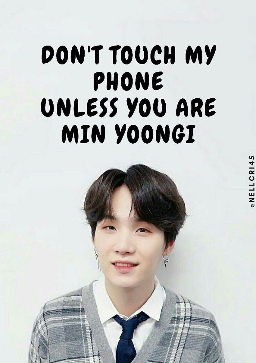 Suga Don't Touch My Phone 2 7. Dont Touch My Phone , Dont Touch My Phone Bts, Dont Touch My Phone , BTS Suga Phone HD phone wallpaper