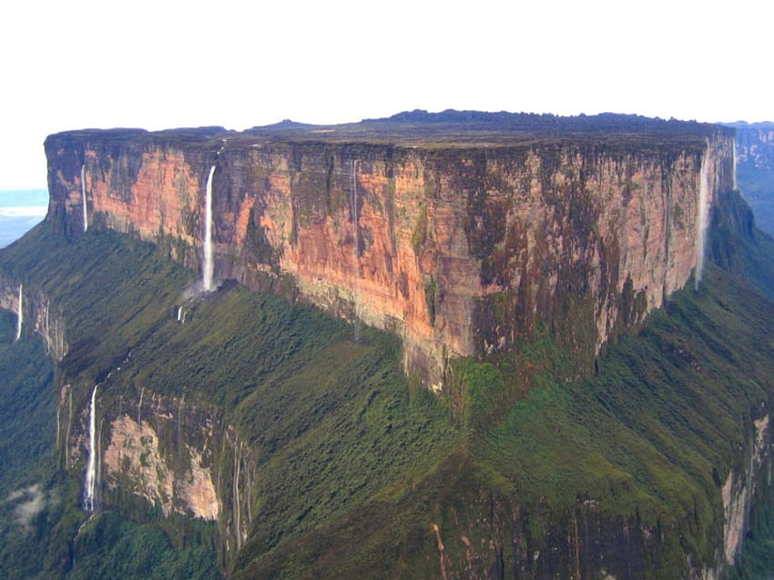 Mt. Roraima,South America, triple border, beautiful, nature, mountain HD wallpaper