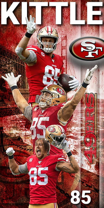 Player Football George Kittle Georgekittle George Kittle San Francisco  49Ers Player George Kittle Ge Poster