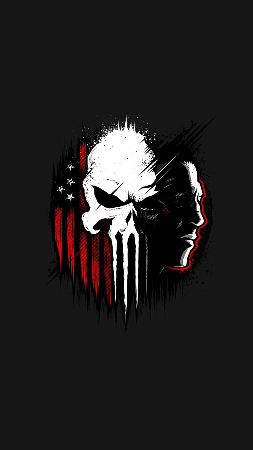 OsumWalls. Super Heroes . iPhone, Punisher HD phone wallpaper