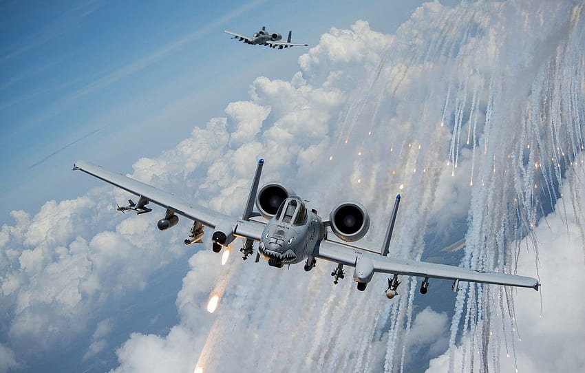 Clouds, Attack, A 10, Thunderbolt II For , 섹션 항공 HD 월페이퍼
