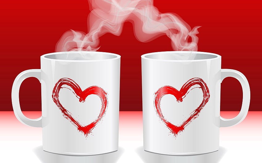 Love, Cup, Heart, Hot HD wallpaper