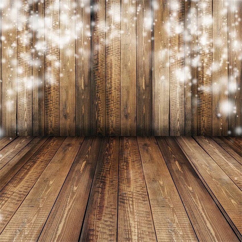 Rustic Wood Background With Lights - HD phone wallpaper