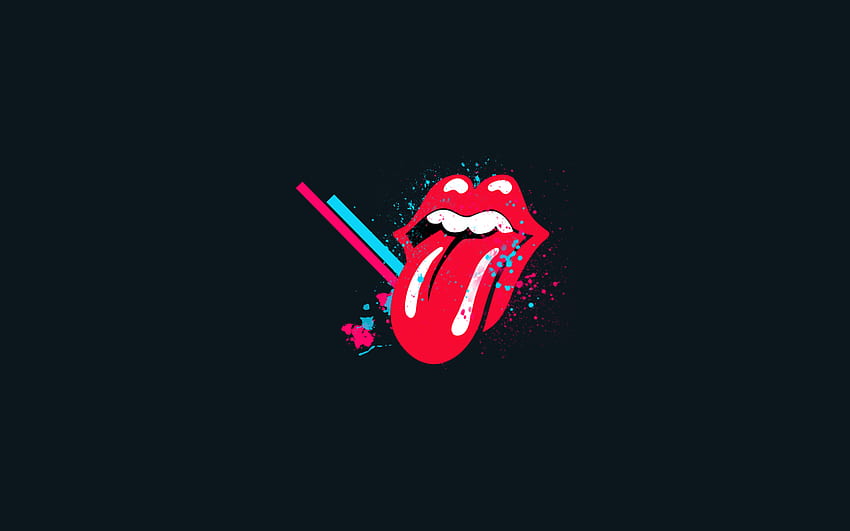 Rolling Stones, Rolling Stones Logo HD wallpaper