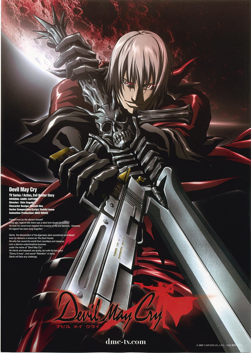 Dante - Devil May Cry - mobilne anime Tapeta na telefon HD