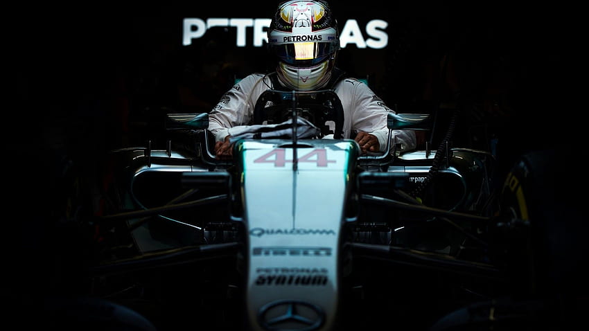 Formule 1, champion du monde, Lewis Hamilton, Mercedes Benz / et arrière-plan mobile, Hamilton F1 Fond d'écran HD