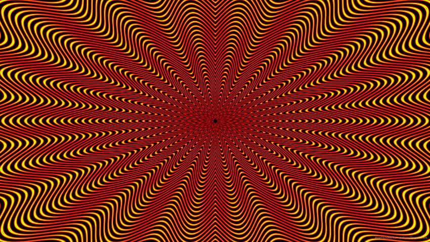 Optical Illusions, Red Optical Illusion HD wallpaper