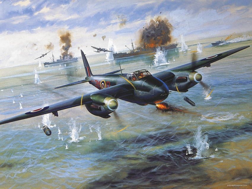 Arte de aviación de la Segunda Guerra Mundial, Arte de aviación de la Segunda Guerra Mundial fondo de pantalla