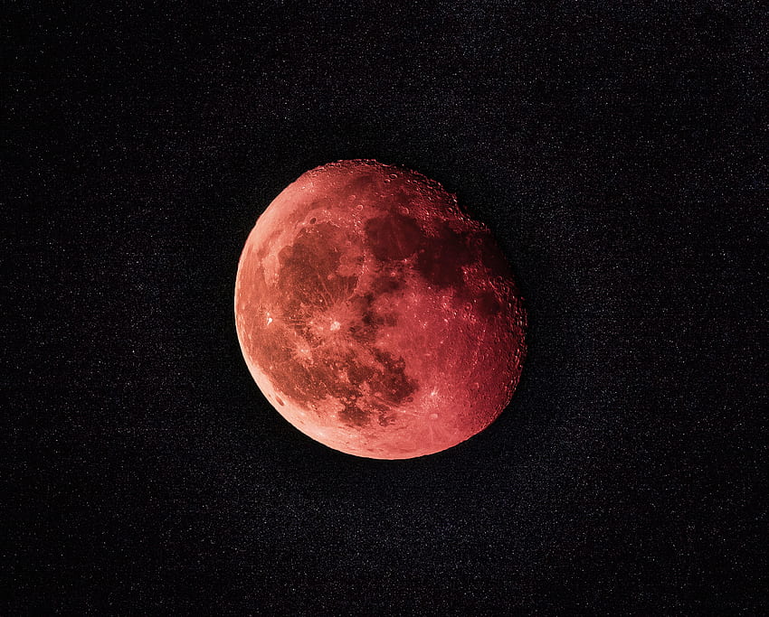 Zaćmienie Księżyca, Krwawy Księżyc, Natura Tapeta HD
