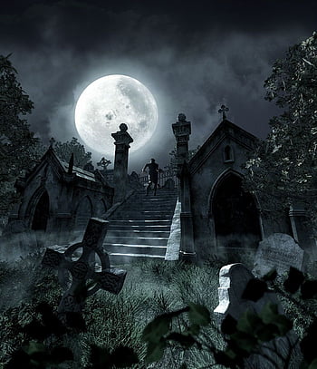 Spooky graveyard HD wallpapers | Pxfuel