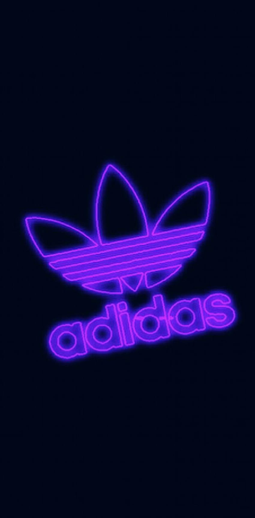 Adidas néon, Adidas violet Fond d'écran de téléphone HD