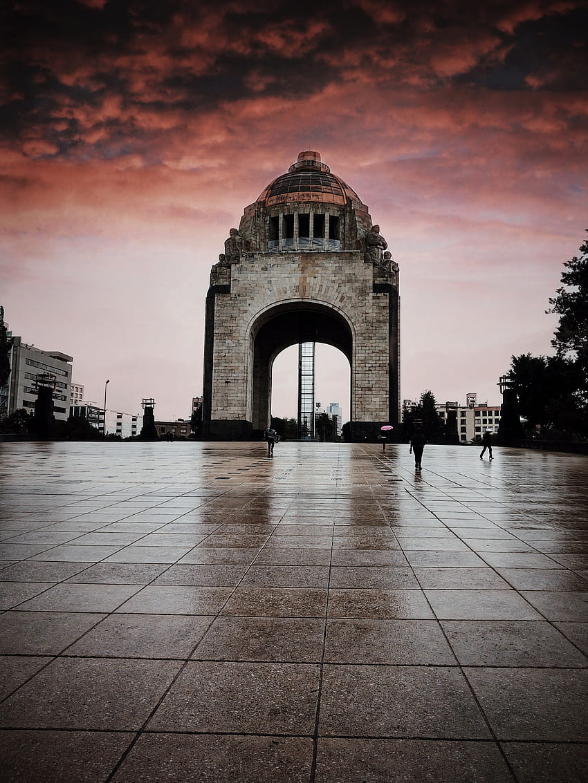 MONUMENTO REVOLUCION, CIELO, nuage, ciel, CIUDAD DE MEXICO, ARQUITECTURA Fond d'écran de téléphone HD