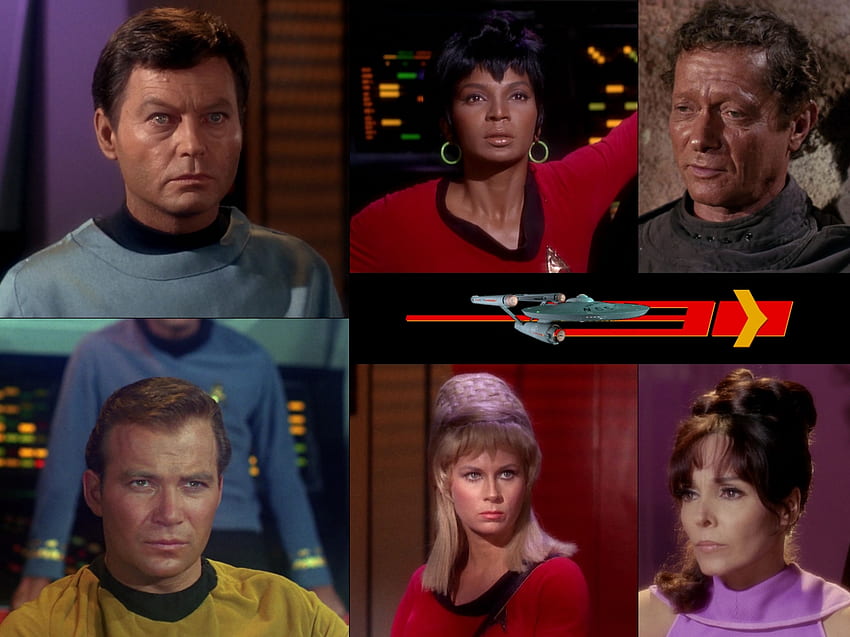 Postacie ze Star Trek The Original Series 5, Uhura, Rand, McCoy, Dr Robert Crater, Star Trek, Kirk Tapeta HD