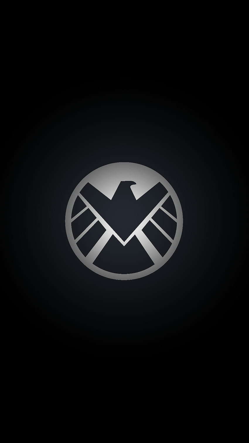 Logo scudo Marvel, logo Agents of Shield Sfondo del telefono HD