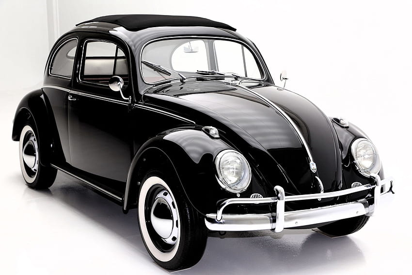  , Volkswagen, Beetle, Classic / y fondo móvil, Fondo de pantalla HD