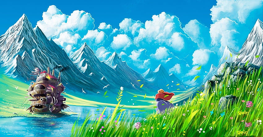 Studio Ghibli, Studio Ghibli yang keren Wallpaper HD