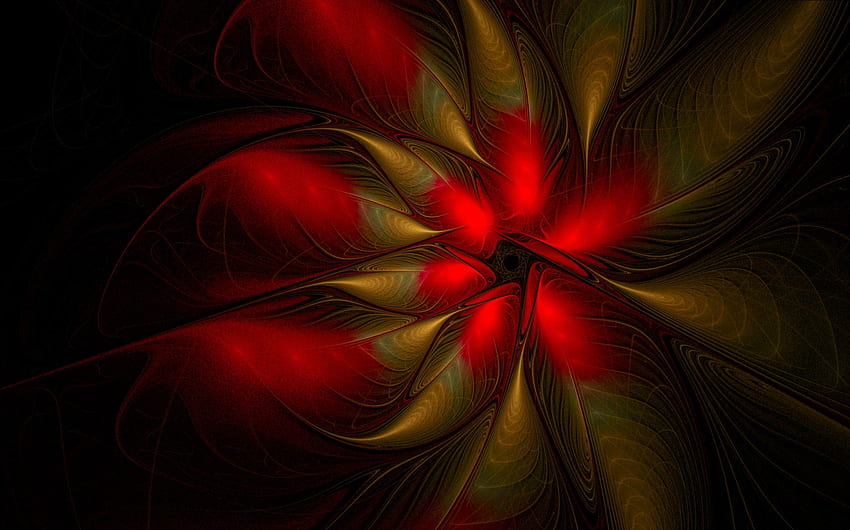 Poinsetta, abstrak, natal, bunga Wallpaper HD