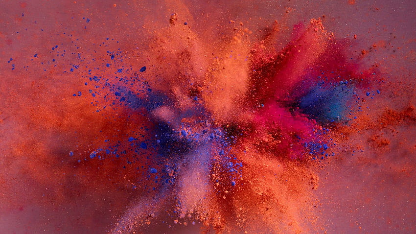 Ottieni Esplosione di colore, Esplosione di polvere Sfondo HD