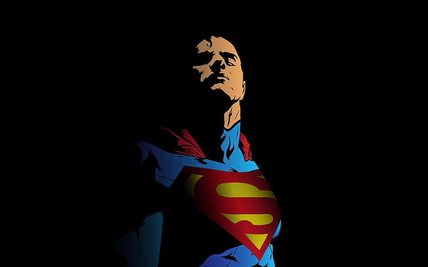 Супермен, уверен, минимален, произведение на изкуството, , Ultra 16:10, Широк екран, Супермен Абстракт HD тапет