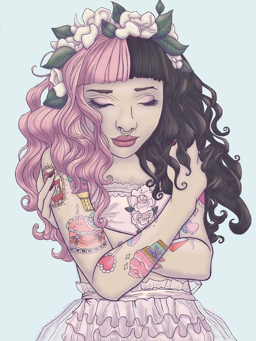 28 Collection Of Melanie Martinez Anime Drawings  Melanie Martinez Desenho  PNG Image  Transparent PNG Free Download on SeekPNG