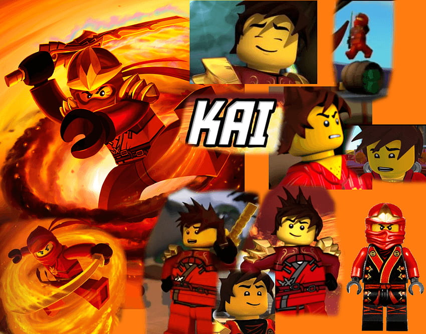 Kai (capaz) Por Electric Bluejay, LEGO Ninjago 2014 papel de parede HD