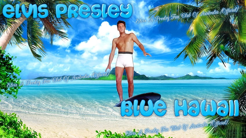 Elvis A Presley Fan Club Of Australia blue Hawaii and background HD wallpaper