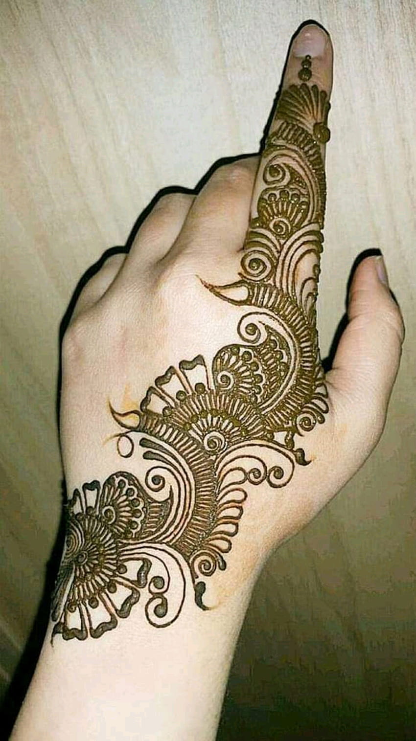 Arabic, Mehndi, , , , New, Latest - Arabic Mehandi Design Simple HD phone wallpaper